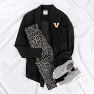 vanderbilt commodores sweatshirt cardigan black